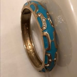 Light blue and gold Bracelet